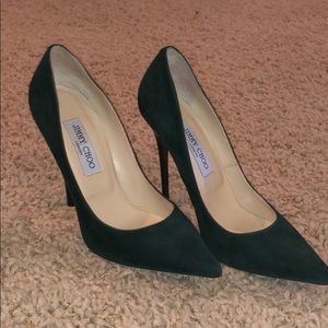 Forest green Anouk by Jimmy Choo